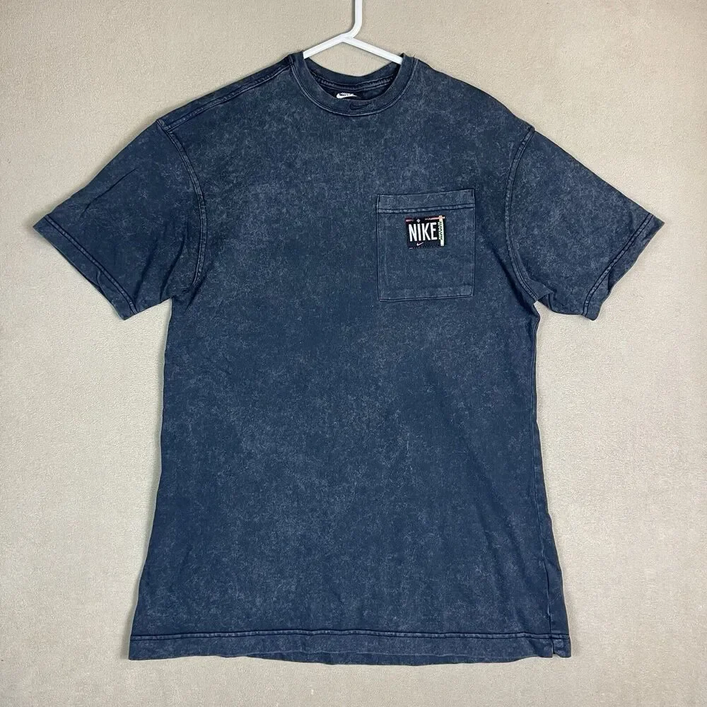 Nike T-Shirt Dress Womens Medium Gray Short Sleeve Mini‎ Casual Adult
